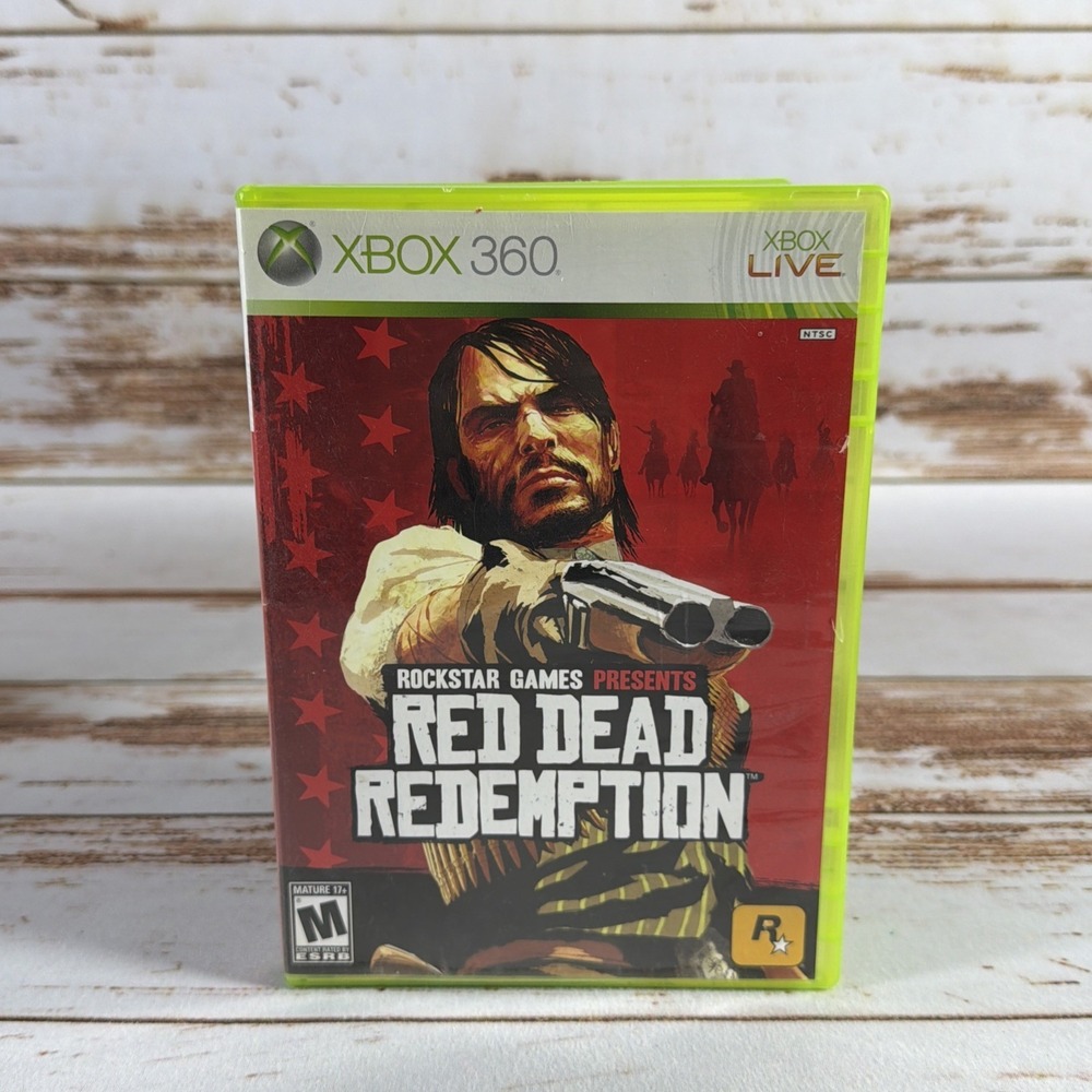 Red Dead Redemption (Xbox 360, 2010) — CIB w/ Map & Manual — Tested Working
